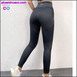 Plus Minus Co 2 Piece Seamless Ombre Yoga Set Sports Bra and Leggings ||, view 4