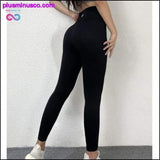 Plus Minus Co 2 Piece Seamless Ombre Yoga Set Sports Bra and Leggings ||, view 5