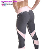 Plus Minus Co Patchwork heart yoga leggings for women, 2021 Hot sale, view 3
