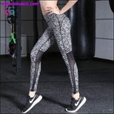 Plus Minus Co Leopard Legging Push Up Sportswear High Waist Fitness, view 2