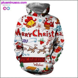 Plus Minus Co New 3D Christmas Hoodies Men's/Women's Casual Pullover, view 2