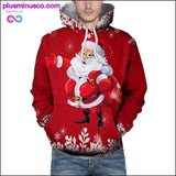 Plus Minus Co New 3D Christmas Hoodies Men's/Women's Casual Pullover, view 6