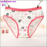 Plus Minus Co Panties Fashion Cotton Cute Girls Briefs for Women Sexy, view 3