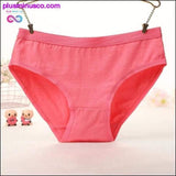 Plus Minus Co Panties Fashion Cotton Cute Girls Briefs for Women Sexy, view 4