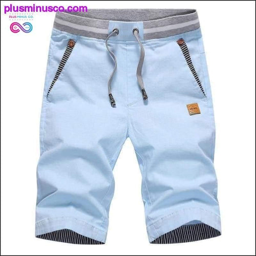 Plus Minus Co Summer solid casual men cargo plus size 4XL Beach