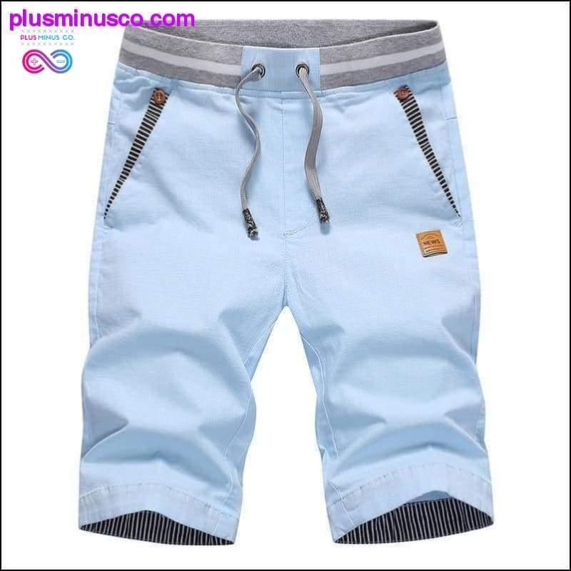 Plus Minus Co Summer solid casual men cargo plus size 4XL Beach