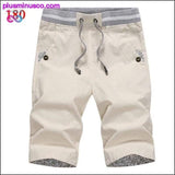 Plus Minus Co Summer solid casual men cargo plus size 4XL Beach, view 6