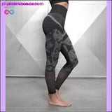 Plus Minus Co Women Seamless Camo Sports Yoga Shirts Long Sleeves, view 4