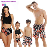 Plus Minus Co Family Matching Outfit Swimwear Women Swimsuit Mother, view 4