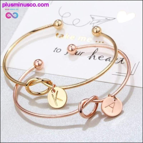 Plus Minus Co 2020 Letter Bracelet Jewelry for Party Metal Charm Bracelet