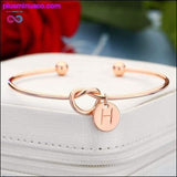Plus Minus Co 2020 Letter Bracelet Jewelry for Party Metal Charm Bracelet, view 5