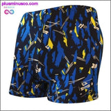 Plus Minus Co Men Swim Shorts Pool Trunks || PlusMinusco.com, view 2