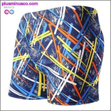 Plus Minus Co Men Swim Shorts Pool Trunks || PlusMinusco.com, view 3
