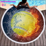 Plus Minus Co 2020 Newest Cool Football Sports Summer Round Swimming Beach, view 6