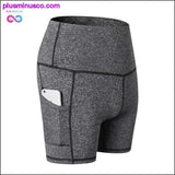 Plus Minus Co 2020 Newest Women Yoga Shorts Push Up Fitness Short Legging, view 4