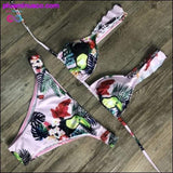 Plus Minus Co 2020 Sexy Bikinis Woman Swimsuit Mini Bikini Women Swimwear, view 2