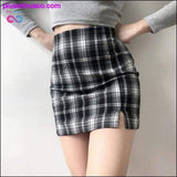 Plus Minus Co Summer Autumn Plaid Sexy Purple, view 2