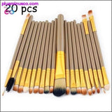 Plus Minus Co 20Pcs Eye Makeup Brushes Set Cosmetic Kit, view 3