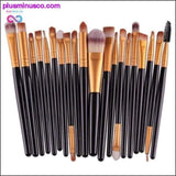 Plus Minus Co 20Pcs Eye Makeup Brushes Set Cosmetic Kit, view 4