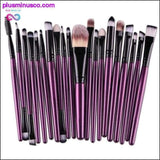 Plus Minus Co 20Pcs Eye Makeup Brushes Set Cosmetic Kit, view 6
