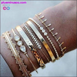 Plus Minus Co 21 Style Women Fashion Moon Leaf Shell Cross Crystal, view 4