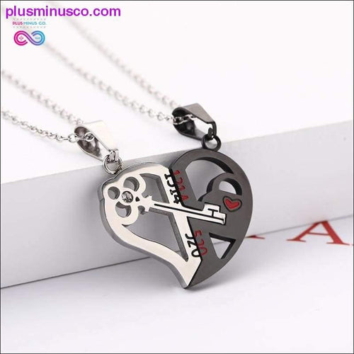 Plus Minus Co 2Pcs=1sets Of Lovers Jewelry European And American Fashion