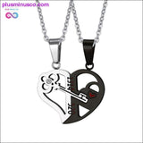 Plus Minus Co 2Pcs=1sets Of Lovers Jewelry European And American Fashion, view 3