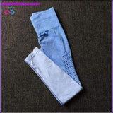 Plus Minus Co 2PCS Ombre Seamless Yoga set gym sets women gym clothes, view 4