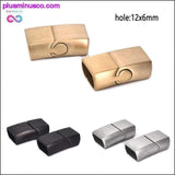 Plus Minus Co 2pcs Stainless Steel Magnetic Clasps Charms Connector Buckle, view 2