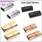 Plus Minus Co 2pcs Stainless Steel Magnetic Clasps Charms Connector Buckle, view 4