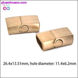 Plus Minus Co 2pcs Stainless Steel Magnetic Clasps Charms Connector Buckle, view 5