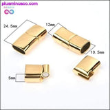 Plus Minus Co 2pcs Stainless Steel Magnetic Clasps Charms Connector Buckle, view 6