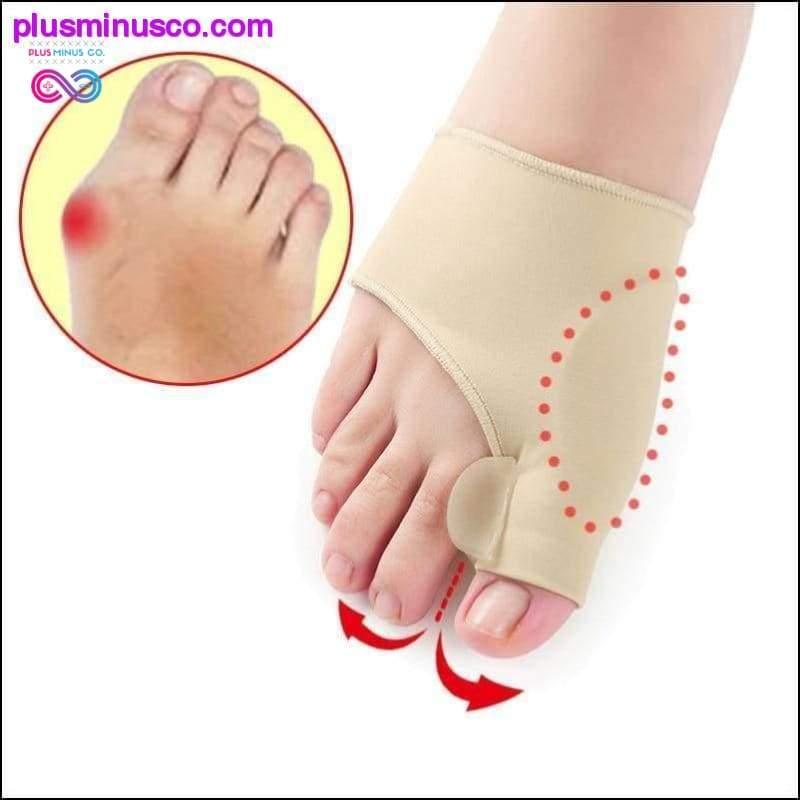Plus Minus Co 2Pcs=1Pair Toe Separator Hallux Valgus Bunion Corrector
