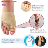 Plus Minus Co 2Pcs=1Pair Toe Separator Hallux Valgus Bunion Corrector, view 4