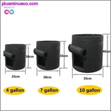 Plus Minus Co 3 size Plant Grow Bags home garden Potato pot greenhouse, view 3