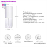 Plus Minus Co 320ml Foam Hand Wash Machine Automatic Foaming Soap, view 4
