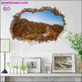 Plus Minus Co 3D Broken Wall Hole Wall Stickers For Home and Office, view 2