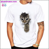 Plus Minus Co 3D Cute Cat T-shirts, view 3
