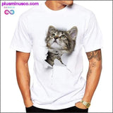 Plus Minus Co 3D Cute Cat T-shirts, view 4