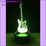 Plus Minus Co 3D Electric Music Guitar LED Illusion Lamp, view 3