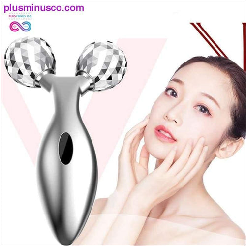 Plus Minus Co 3D Facial Body Rolling Massager Face Lift Roller Waterproof