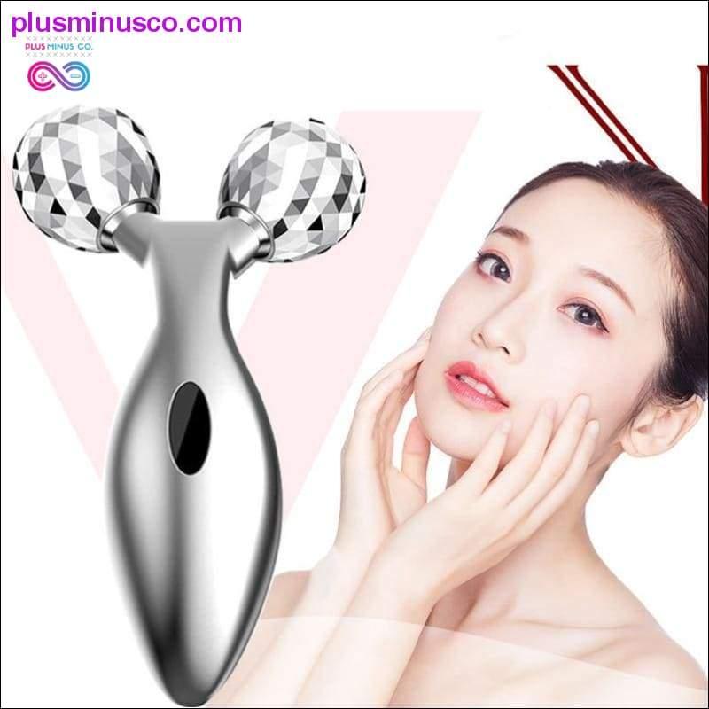 Plus Minus Co 3D Facial Body Rolling Massager Face Lift Roller Waterproof