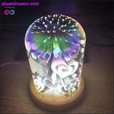 Plus Minus Co 3D Magic Night Light Table Lamp LED USB Innovative, view 2