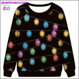 Plus Minus Co 3D Printed Casual Crew Neck Long Sleeved Sweatshirt at, view 4