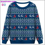 Plus Minus Co 3D Printed Casual Crew Neck Long Sleeved Sweatshirt at, view 5