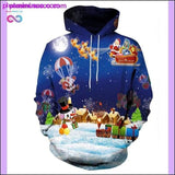 Plus Minus Co 3D Printed Christmas Hoodie || PlusMinusco.com, view 4