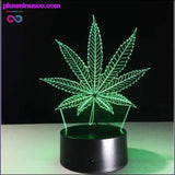 Plus Minus Co 3D Visual Illusion Transparent Acrylic LED Night Light Color, view 4