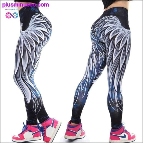 Plus Minus Co 3D wing leggings at PlusMinusCo.com