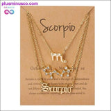 Plus Minus Co 3Pcs/Set Cardboard Star Zodiac Sign Pendant 12 Constellation, view 3
