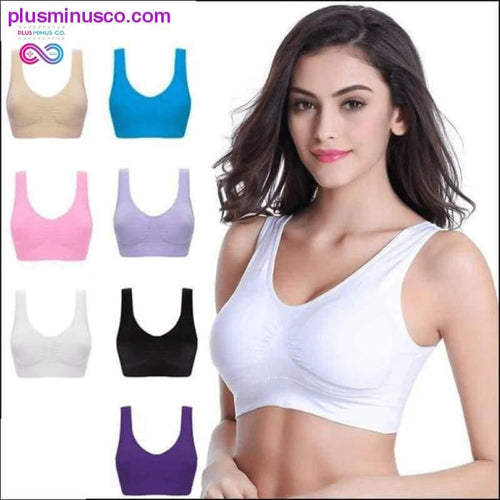 Plus Minus Co 3pcs Sexy Seamless Bra bras For Women No Pad Plus Pize Push